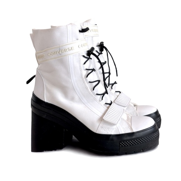 Converse Chuck Taylor All Star GR 82 White Platform‎ Boots Sz 10 - Picture 1 of 12